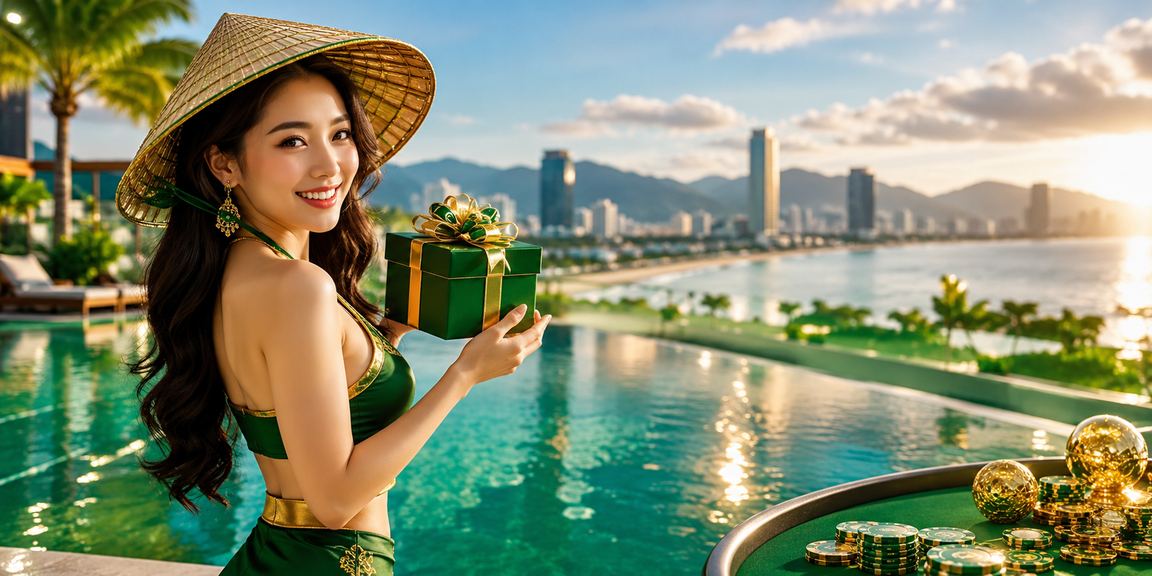Không gian casino và cá cược thể thao sôi động tại Việt Nam với màn hình hiển thị tỷ lệ kèo